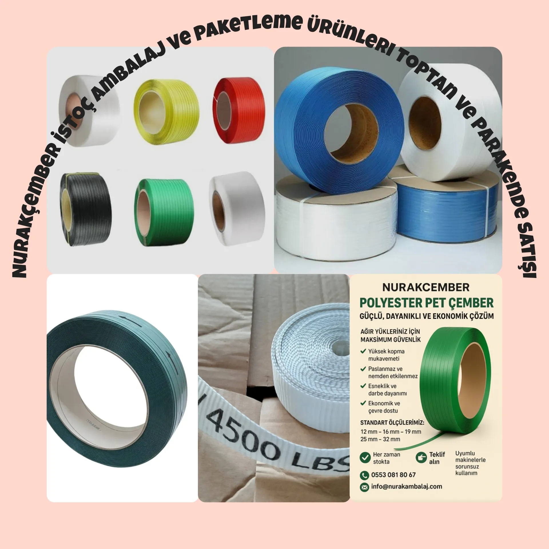 Ambalaj Çemberleri | İstoç Plastik & Çelik Çember Satışı