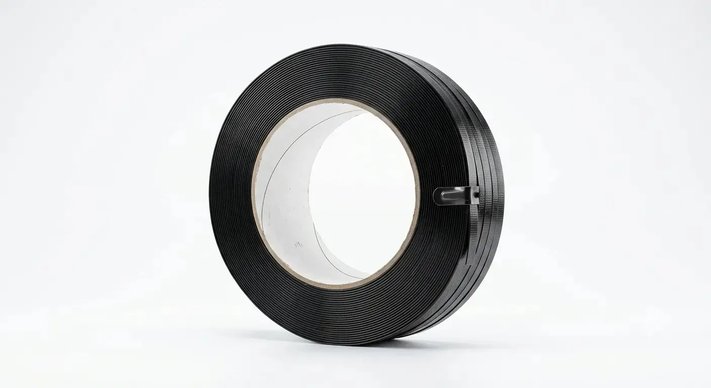 Polyester Pet Çember (Siyah Pet Çember 12mm-16mm) 16 Kg   