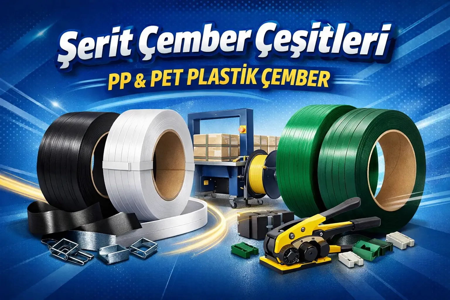Şerit Çember Çeşitleri | PP & PET Plastik Çember